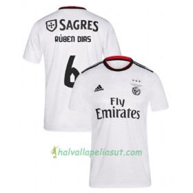 Jalkapallo Pelipaidat Benfica Ruben Dias 6 Vieraspaita 2018-2019 Lyhythihainen